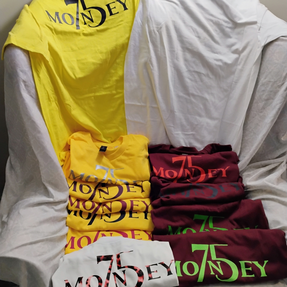 Men's T-Shirt Collection - Yellow, White, Burgundy
